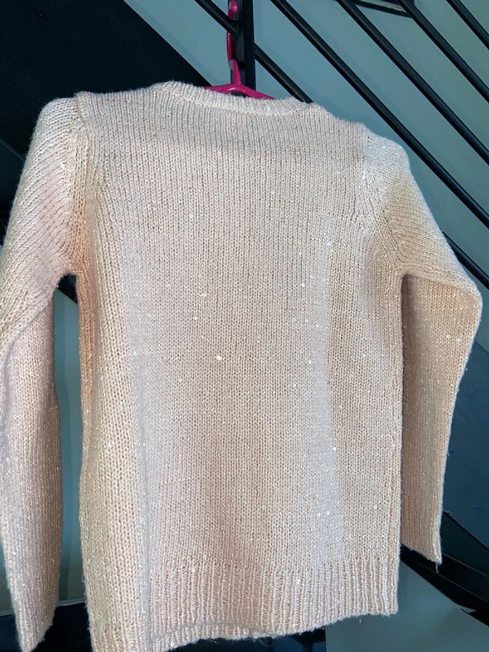 Gilet long rose pale 6 ans Z - photo numéro 4