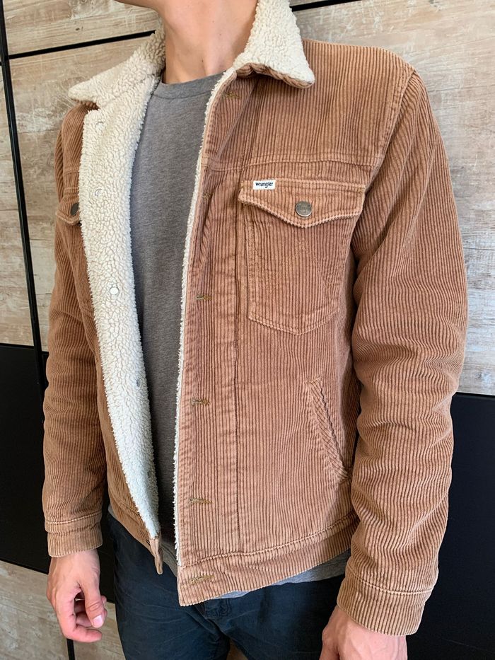 Veste Wrangler Sherpa en velours côtelé pour homme - photo numéro 5