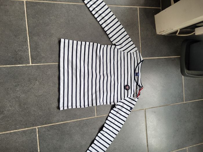 Tee-shirt manche longue marinière
