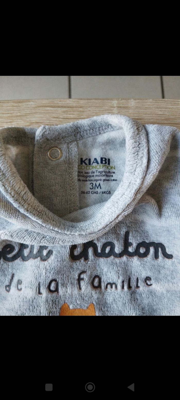 Lot 3 pyjama bébé 3 mois - photo numéro 3