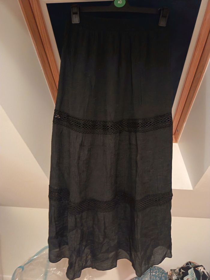 Jupe été en crêpe