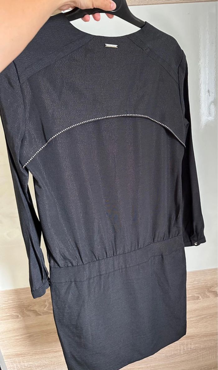 Robe casual noire manches longues col V femme taille 34 One step - photo numéro 9