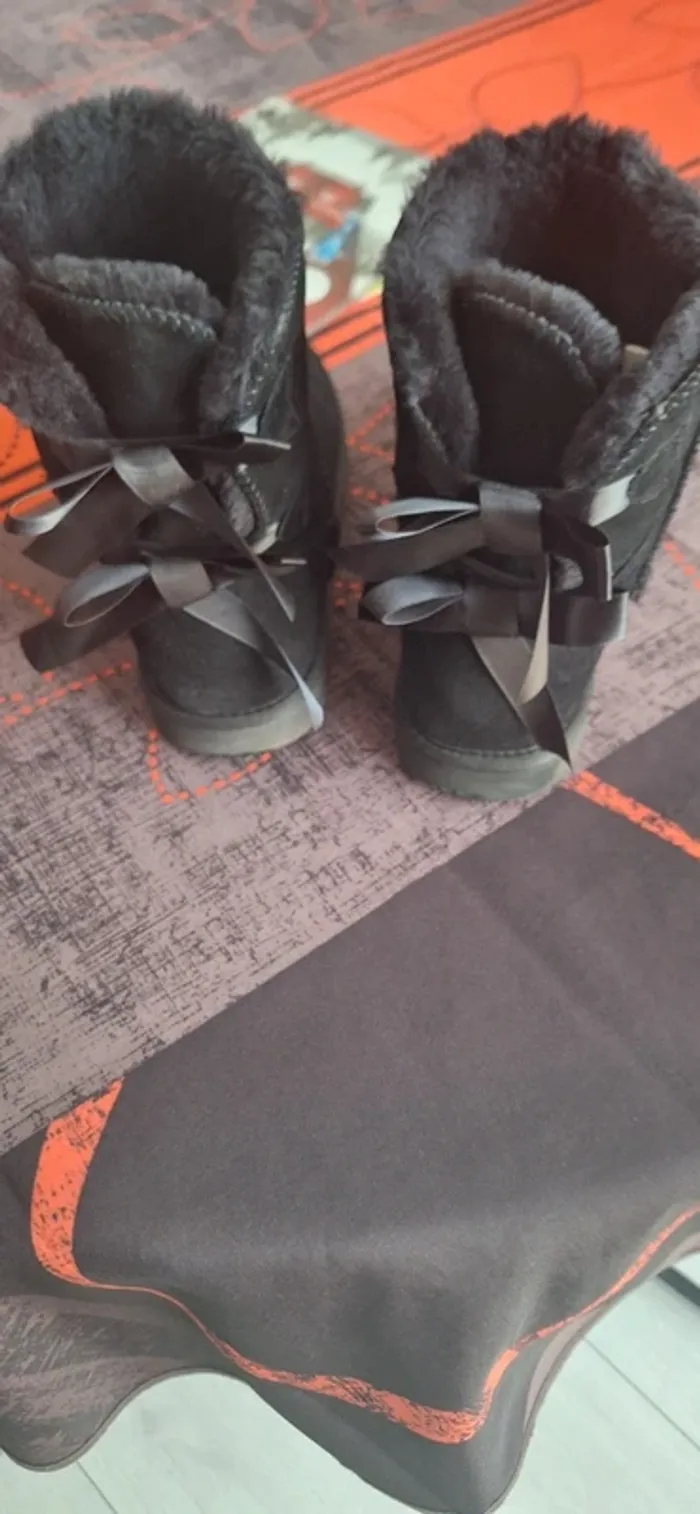 Bottines en suedine - photo numéro 3