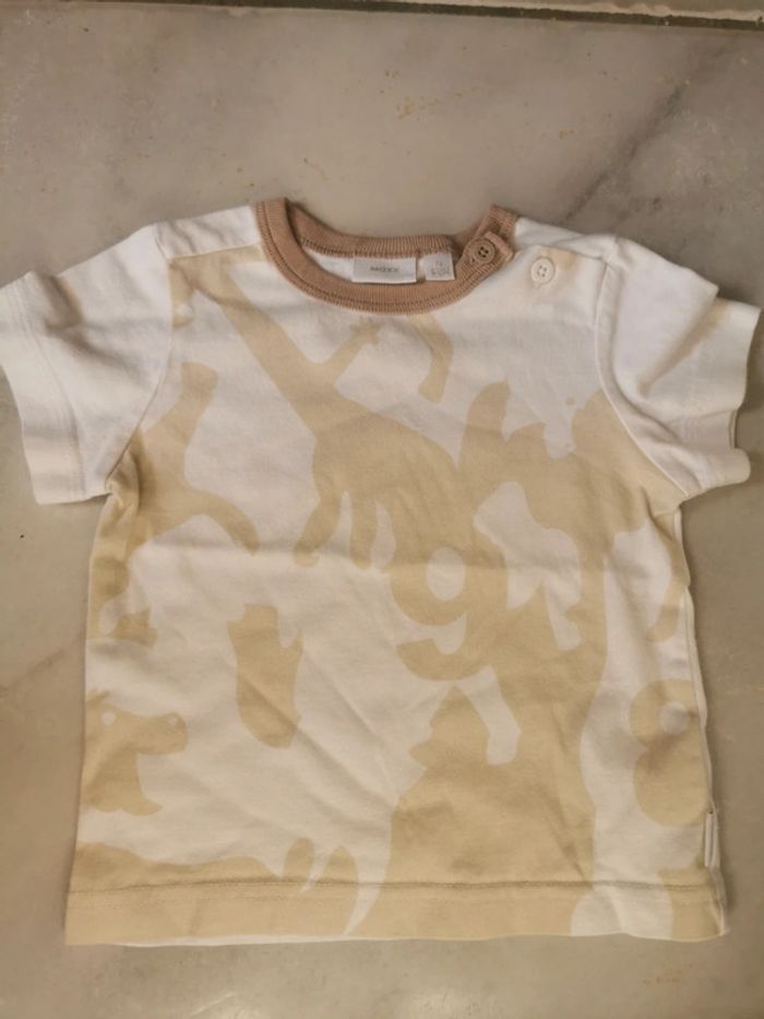 Lot de 4 superbes  t-shirts MEXX t. 74 / 9-12M - photo numéro 3