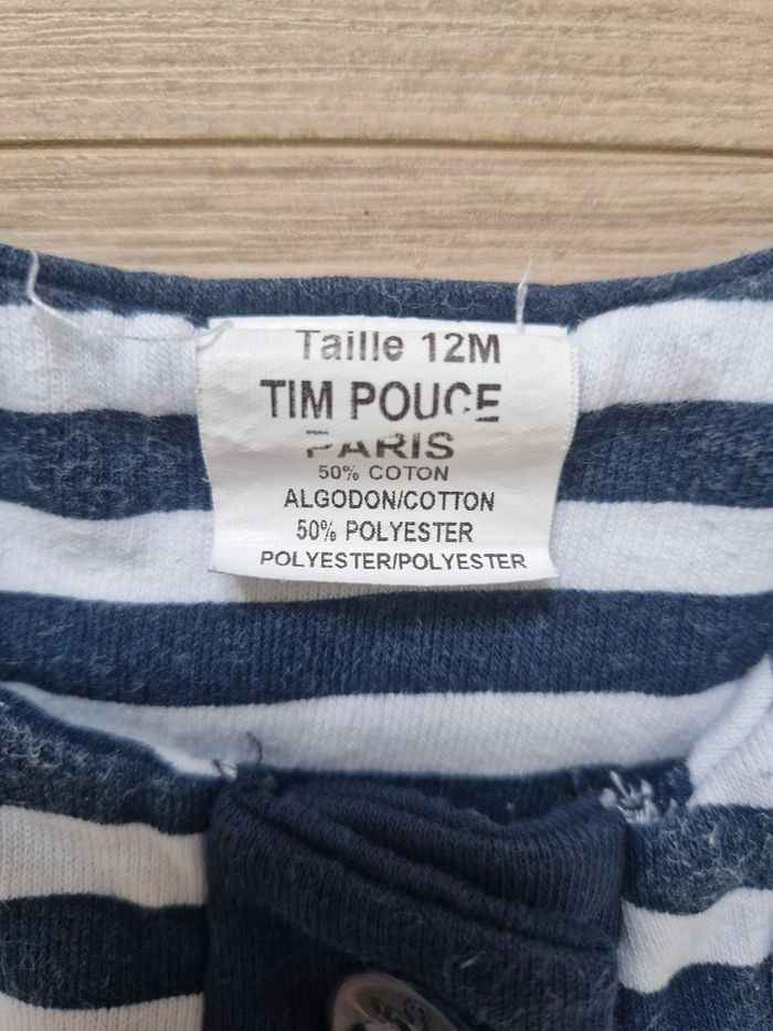 Robe bébé fille Tim Pouce 12 mois - photo numéro 2