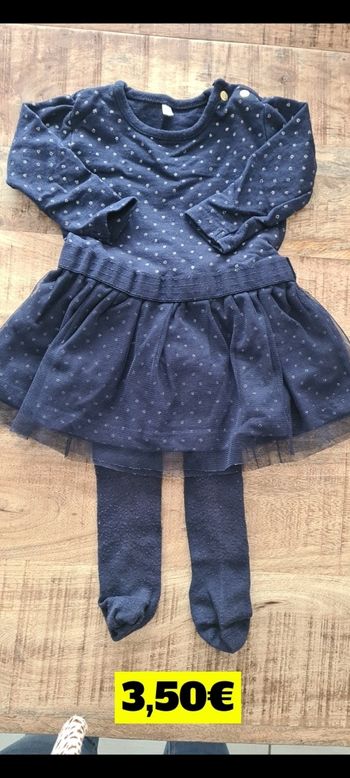 Ensemble robe collant 6 mois