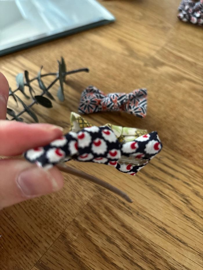 Lot pince noeud tissu - photo numéro 3