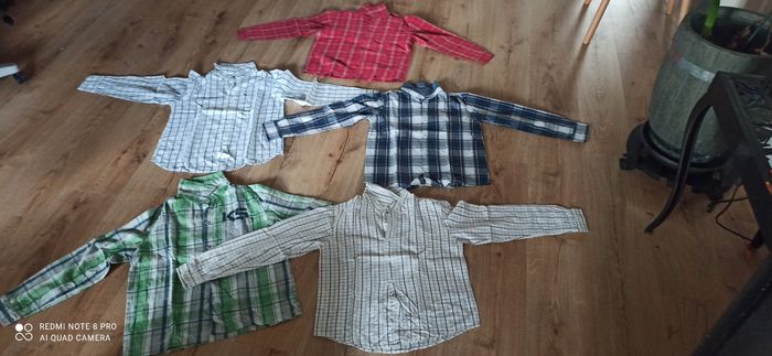Lot de 5 chemises 10 ans