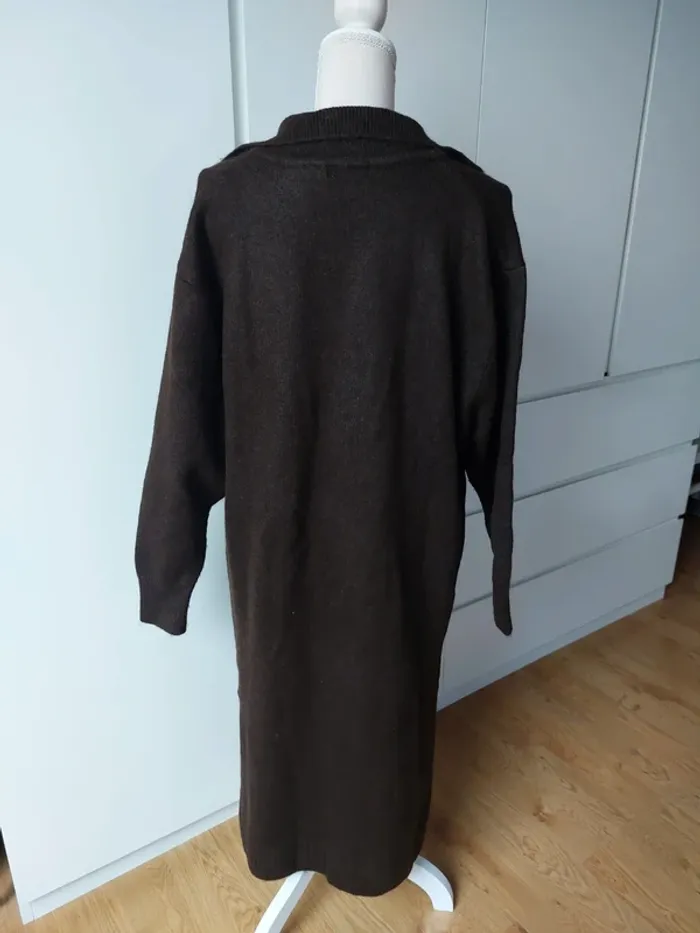 Longue robe pull en maille - photo numéro 6