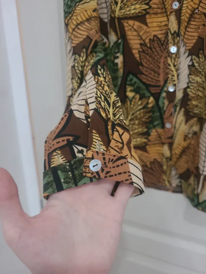 Magnifique blouse feuillage - photo numéro 2