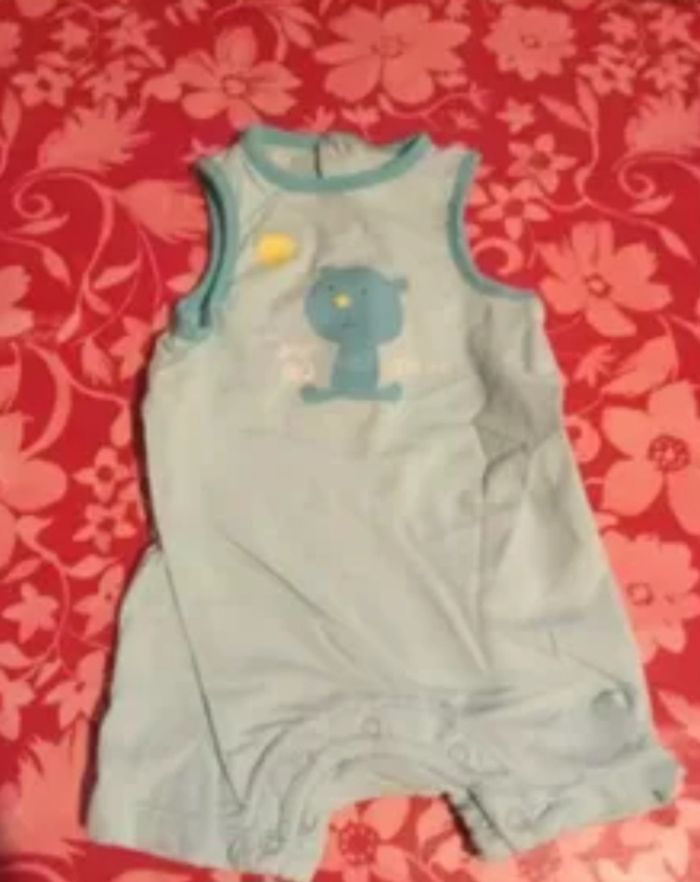 Lot de 3 bodys à jambes pour garçon en 3 mois