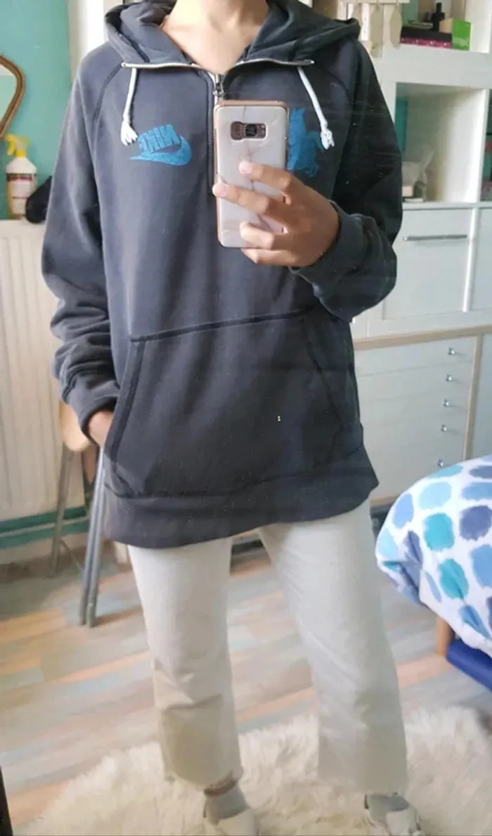 💦Sweat a capuche oversize nike pegasus air taille L - photo numéro 3