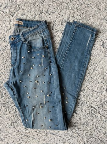 Jean à perles
