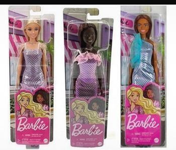 Pack  3 Poupées Barbie tenue de soirée