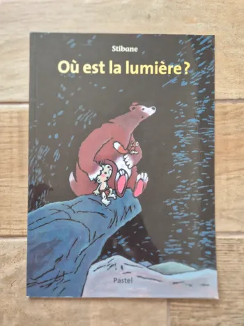 Livre Où est la lumière? Stibane école des loisirs