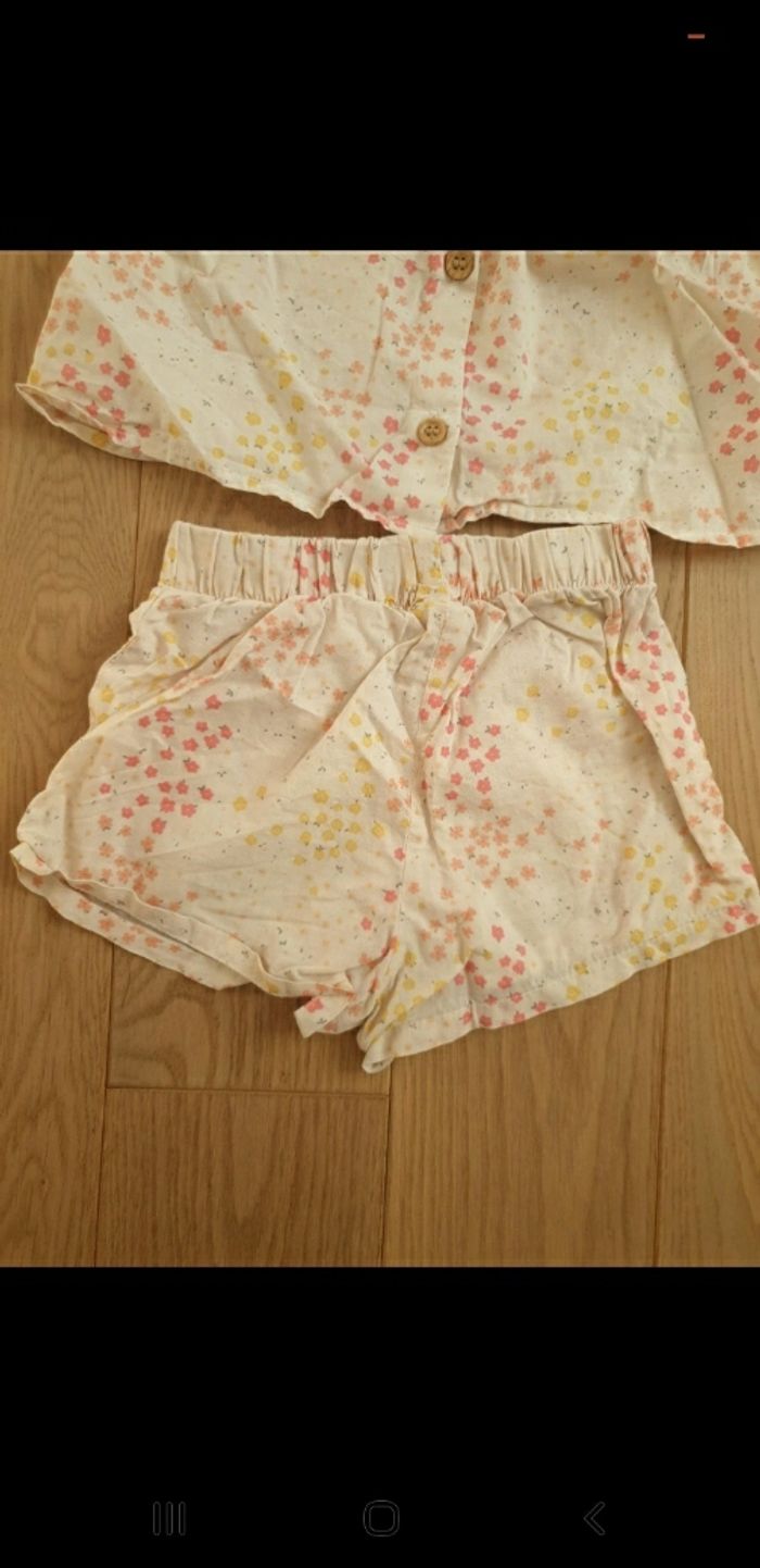 Ensemble short t-shirt taille 74u - photo numéro 4