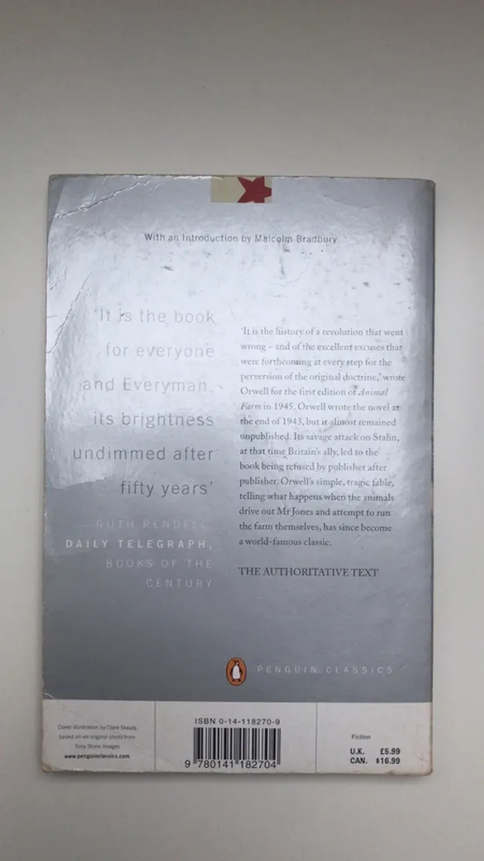 Livre anglais animal farm - photo numéro 2