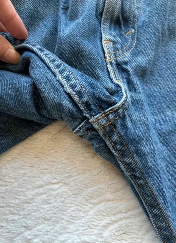 Jean Levi’s 505 Straight fit droit Bleu femme Unisexe 50/5XL L32 taille haute Y2K vintage - photo numéro 9