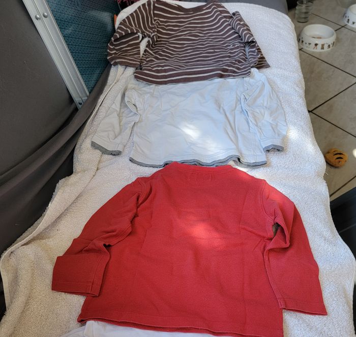 Lot de 8 Tee-shirts manches longues 3 ans garçon - photo numéro 2
