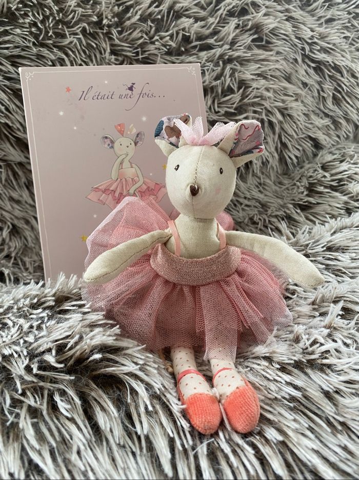Doudou souris danseuse ballerine moulin roty