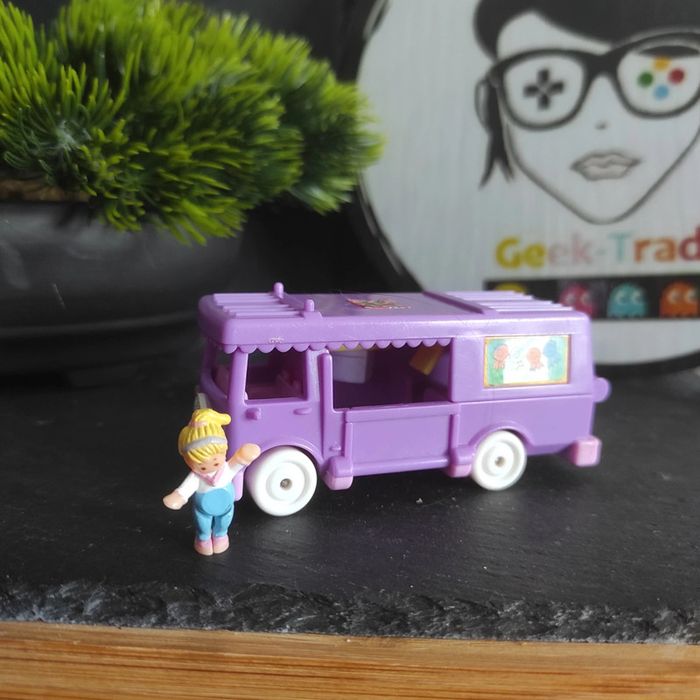 Polly pocket Bluebird Polly's Stable On The Go 1994 Camion Van #geektradepp