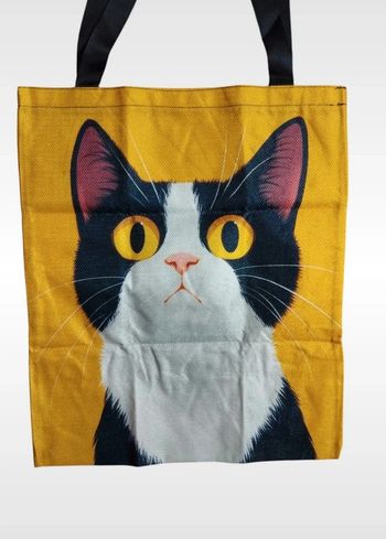 Tote bag sac cabas Chat
