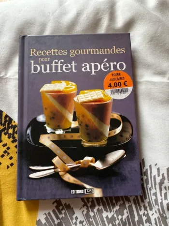 Livre de recettes gourmandes pour buffet apéro
