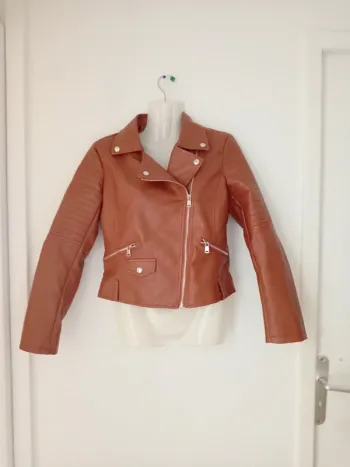 Veste perfecto en simili cuir homme