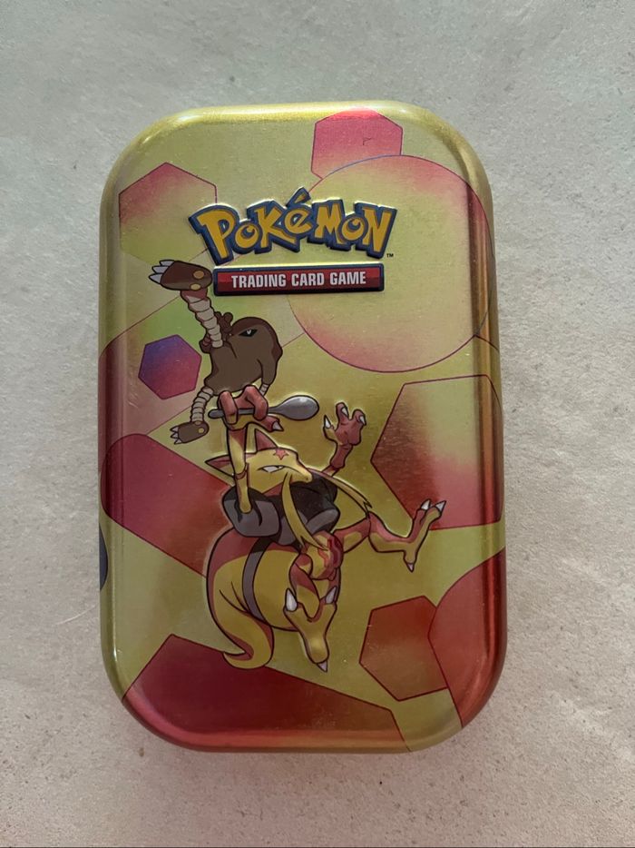 Mini tin Pokémon kadabra lot carte