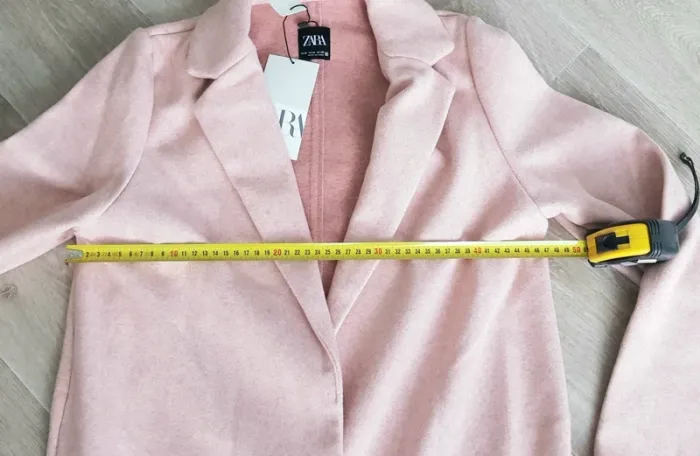 Manteau Zara rose taille m - neuf - photo numéro 11