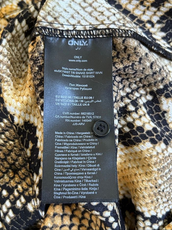 Blouse imprimée à manches longues Only taille 36 jamais portée - photo numéro 10