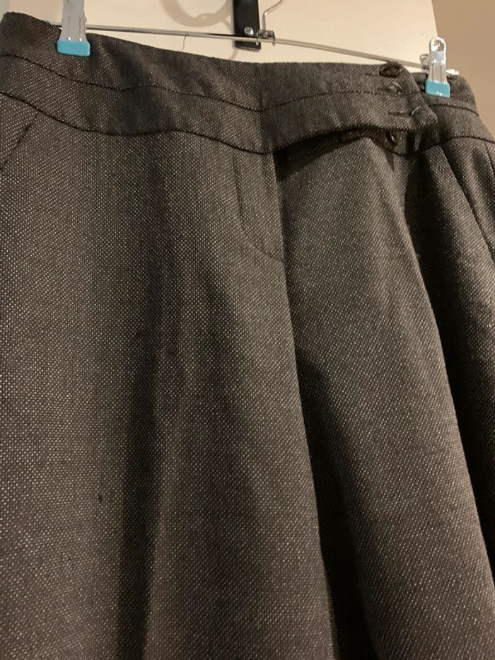 Pantalon noir chiné chaud de Caroll taille 38 - photo numéro 4