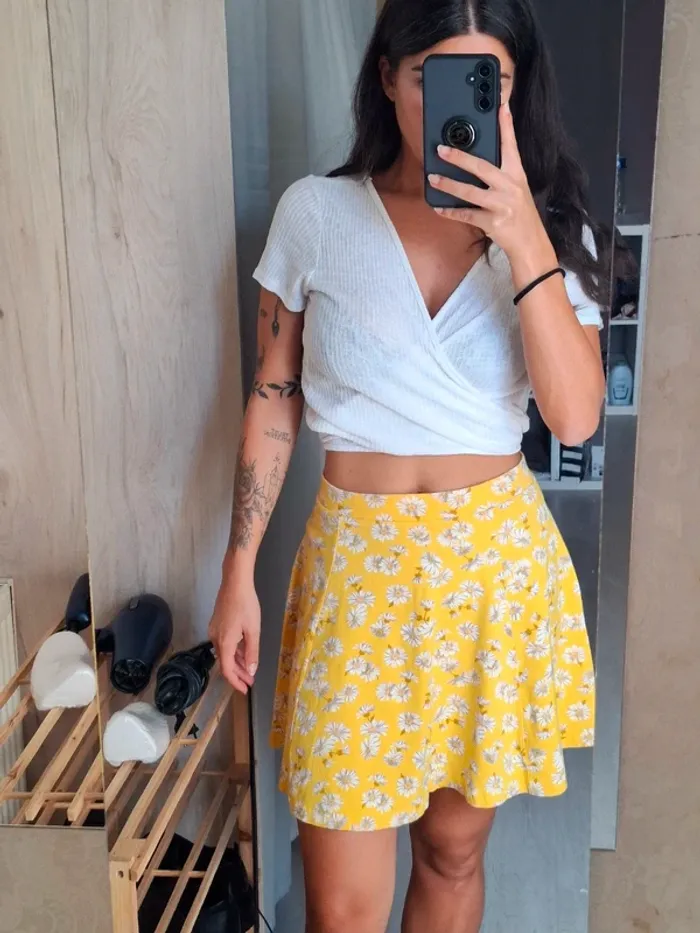 Jupe fleurie New Look