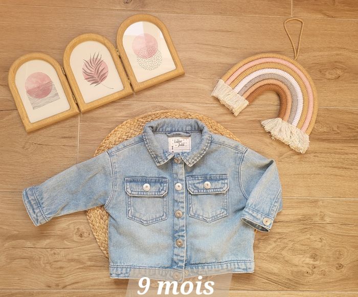 🌷Veste en jean 9 mois vertbaudet