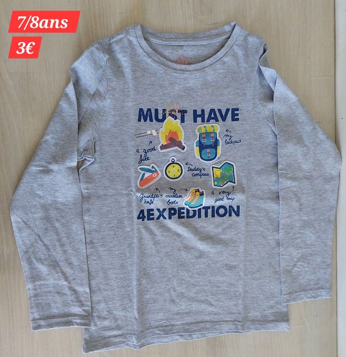 T-shirt must have 4 expédition garçon 8ans - photo numéro 2