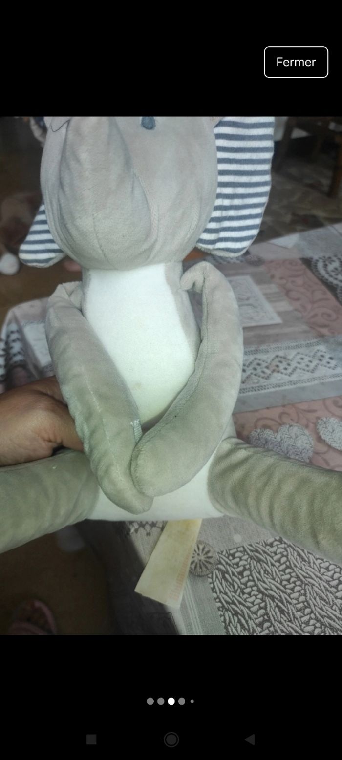 Petite peluche éléphant j40 - photo numéro 3
