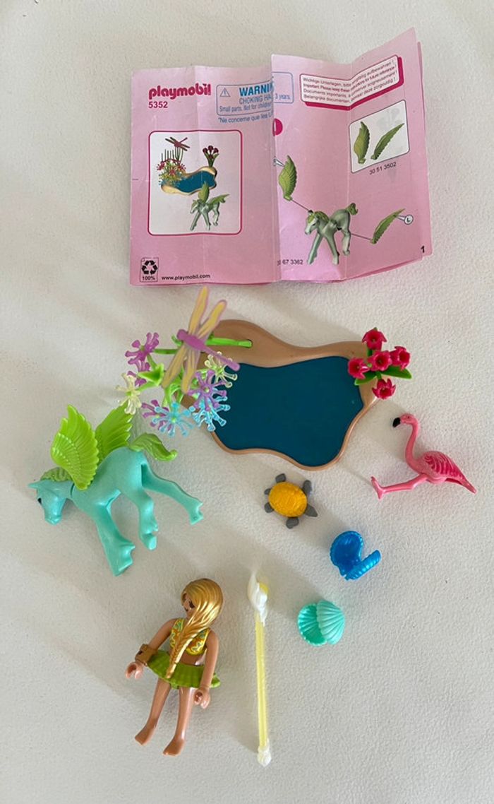 Playmobil réf 5352 Fée Été avec son sceptre et son poulain - photo numéro 2