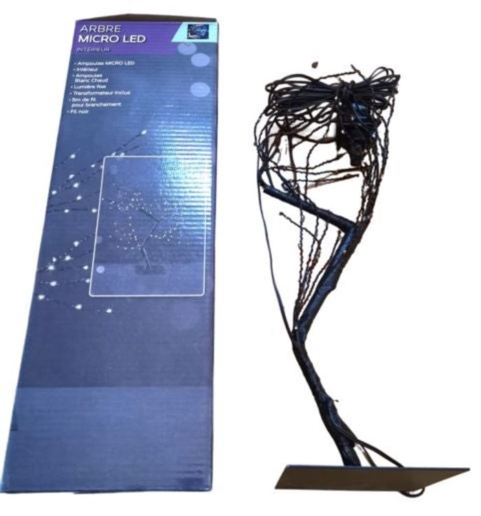 "Maison déco", arbre à lumières led