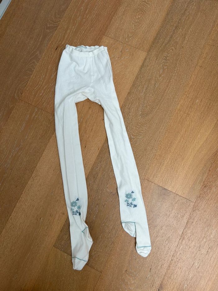 Collant blanc neuf fille pointure 32-34 sergent major - photo numéro 3