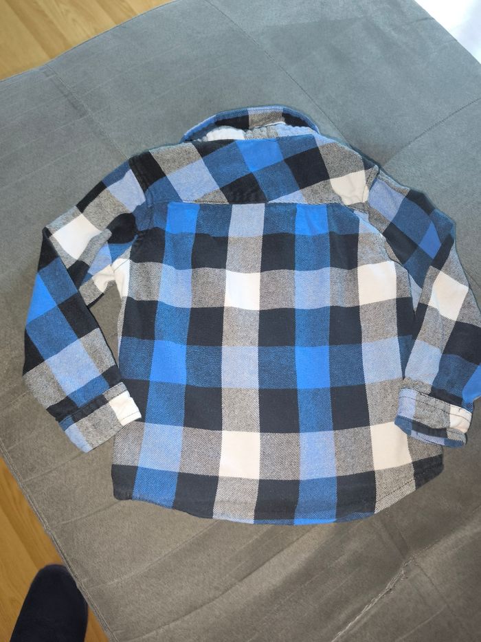 Chemise à carreaux bleu - photo numéro 5