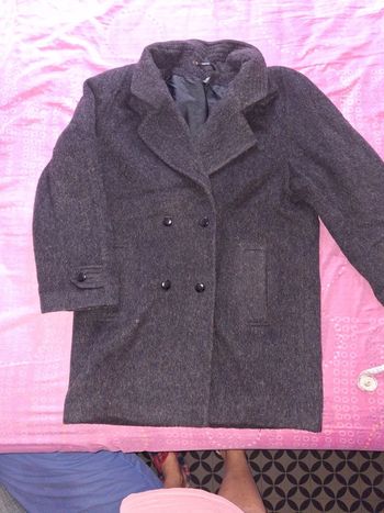 Manteau noir gris foncé
