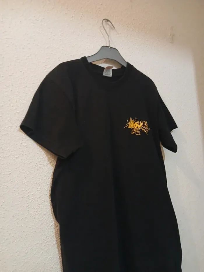 T-shirt femme noir basic " fruit of the loom" taille s - photo numéro 2