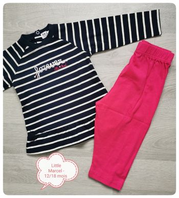 Ensemble Little Marcel, 12/18 mois.