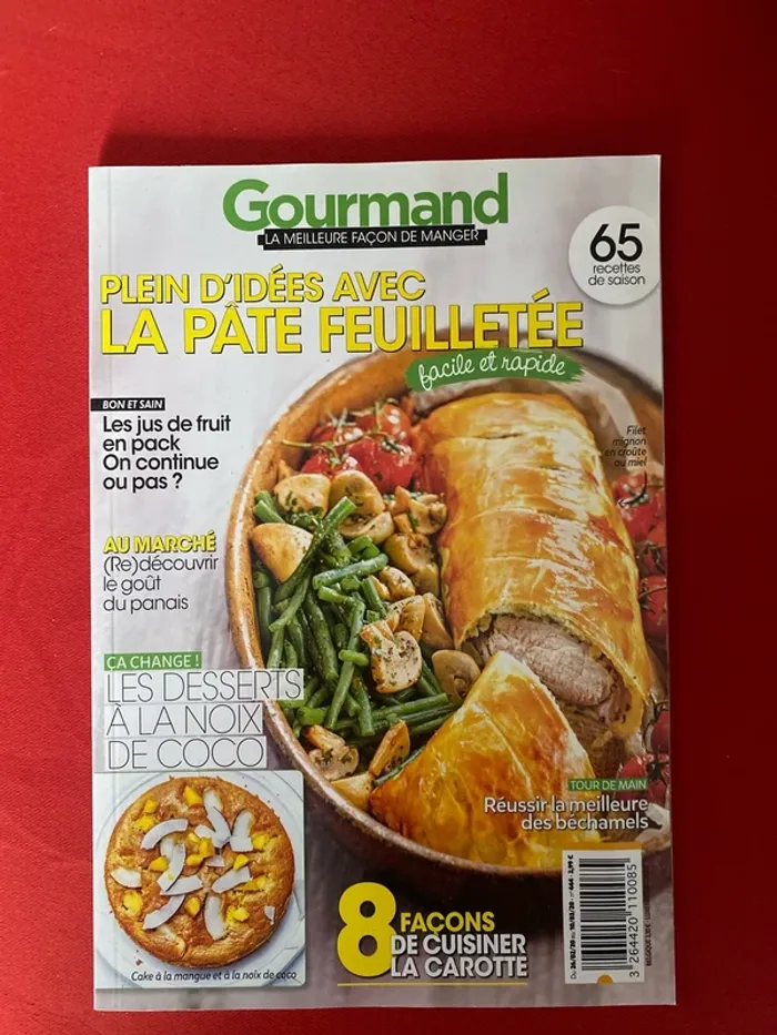 Magazine recettes pâte feuilletée
