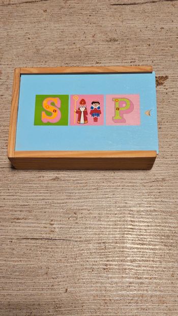 Jeux en bois de memory, 36 cartes en bois, nickel