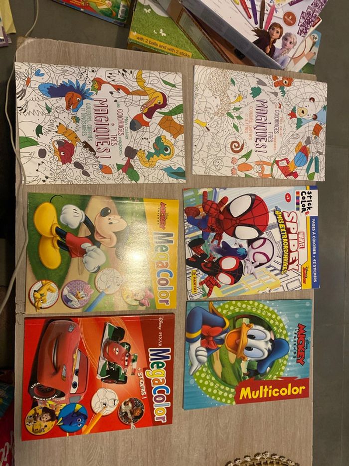 Cahier de coloriages