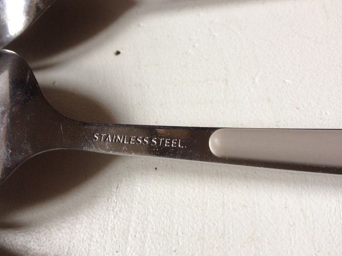 6 grandes cuillères stainless steel - photo numéro 5