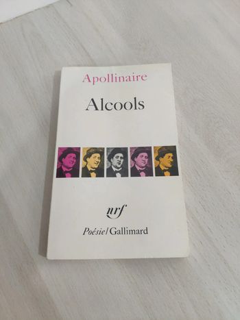 Livre poche poésie Gallimard Alcools Apollinaire