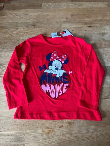 Tee shirt manche longue minnie disney