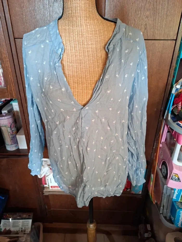 Blouse flamand rose XL/XXL